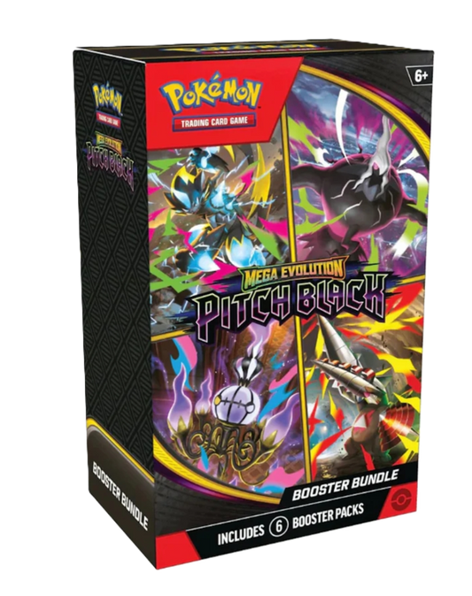 Pokémon Mega Evolution Pitch Black booster bundle packaging