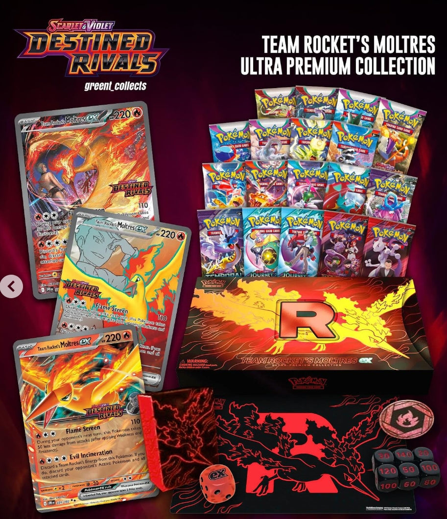 Pokemon TCG: Team Rocket's Moltres ex Ultra-Premium Collection