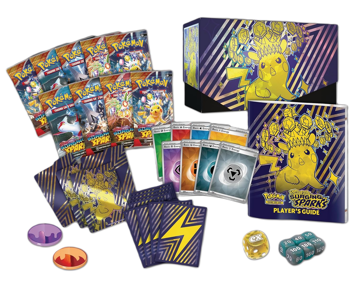 Pokémon TCG: Scarlet & Violet—Surging Sparks Elite Trainer Box Card Game
