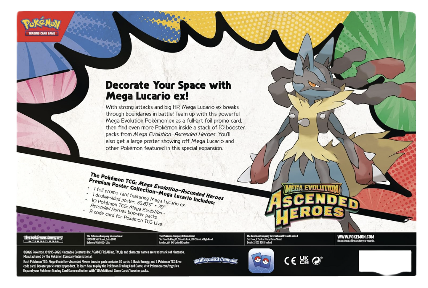 Ascended Heroes - Premium Poster Collection—Mega Gardevoir and Mega Lucario
