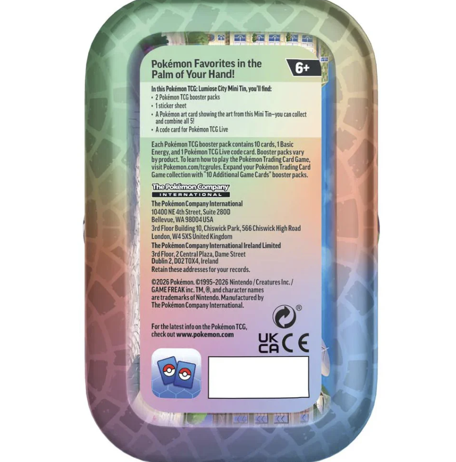 Pokémon TCG: Lumiose City - Mini Tins (EN) (Preorder)