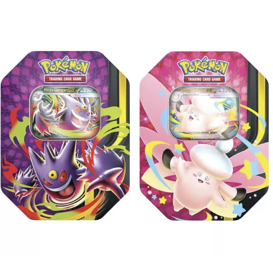 Pokémon Trading Card Game (TCG): Mega Moonlit Tin Assortment (Styles May Vary) (Preorder)