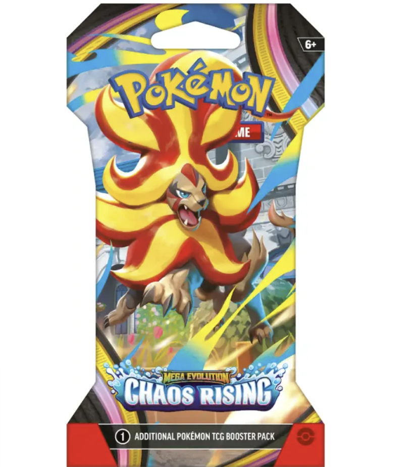 Pokémon TCG Mega Evolution Chaos Rising Sleeved Booster (Preorder)
