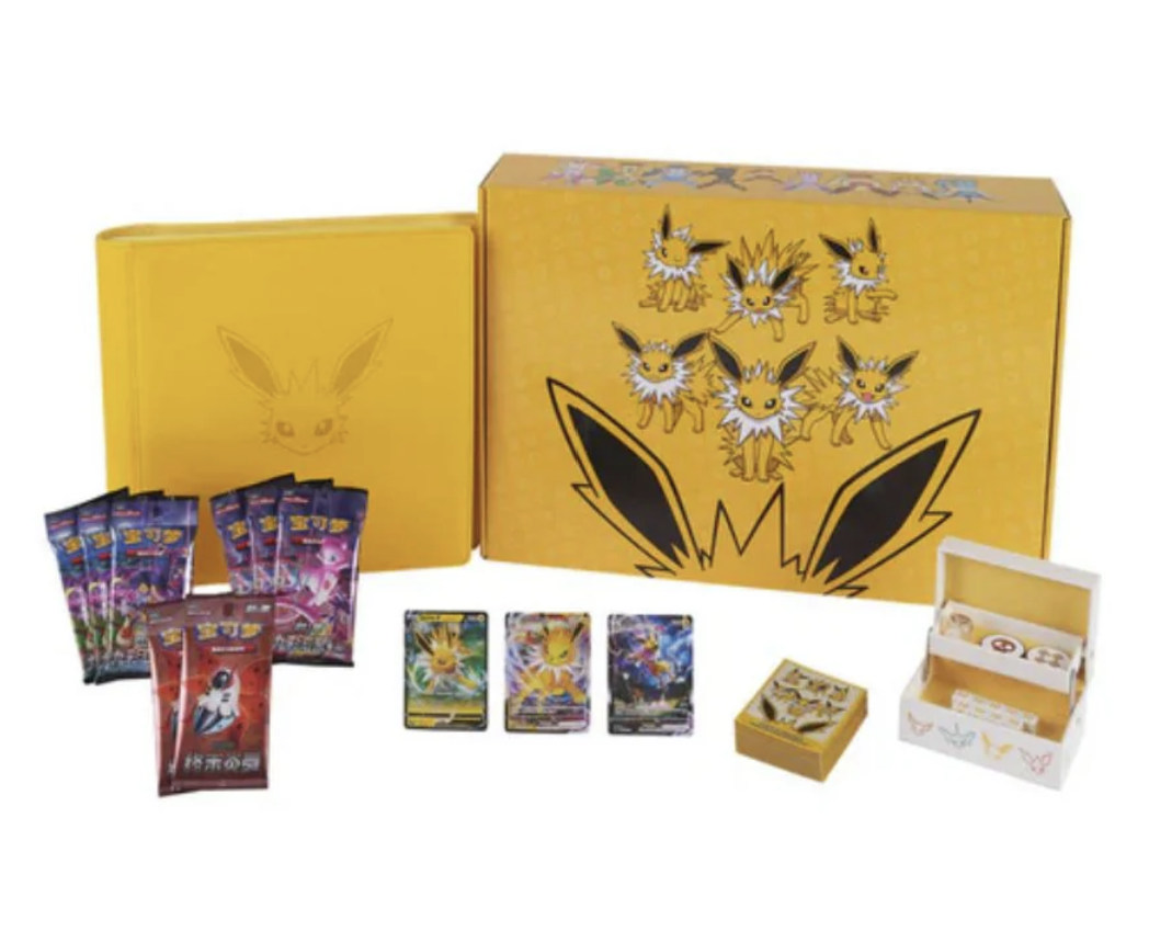Simplified Chinese Pokemon Eevee Sealed Jumbo Collection Box (read description)