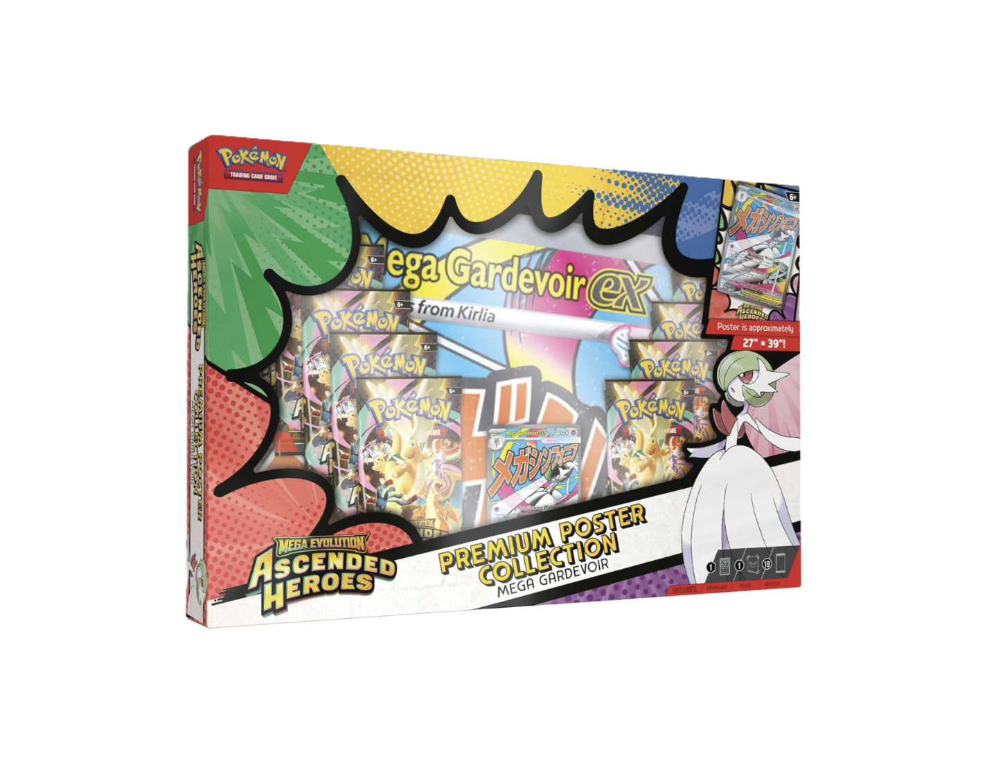 Pokémon Mega Gardevoir EX Premium Poster Collection packaging